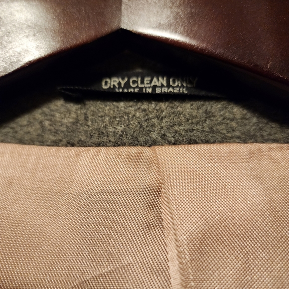 Last Chance Cashmere Christian Aujard Men Suit Blazer Jacket 42L woven in Italy. - Picture 8 of 12